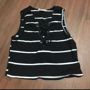 Stripped crop top